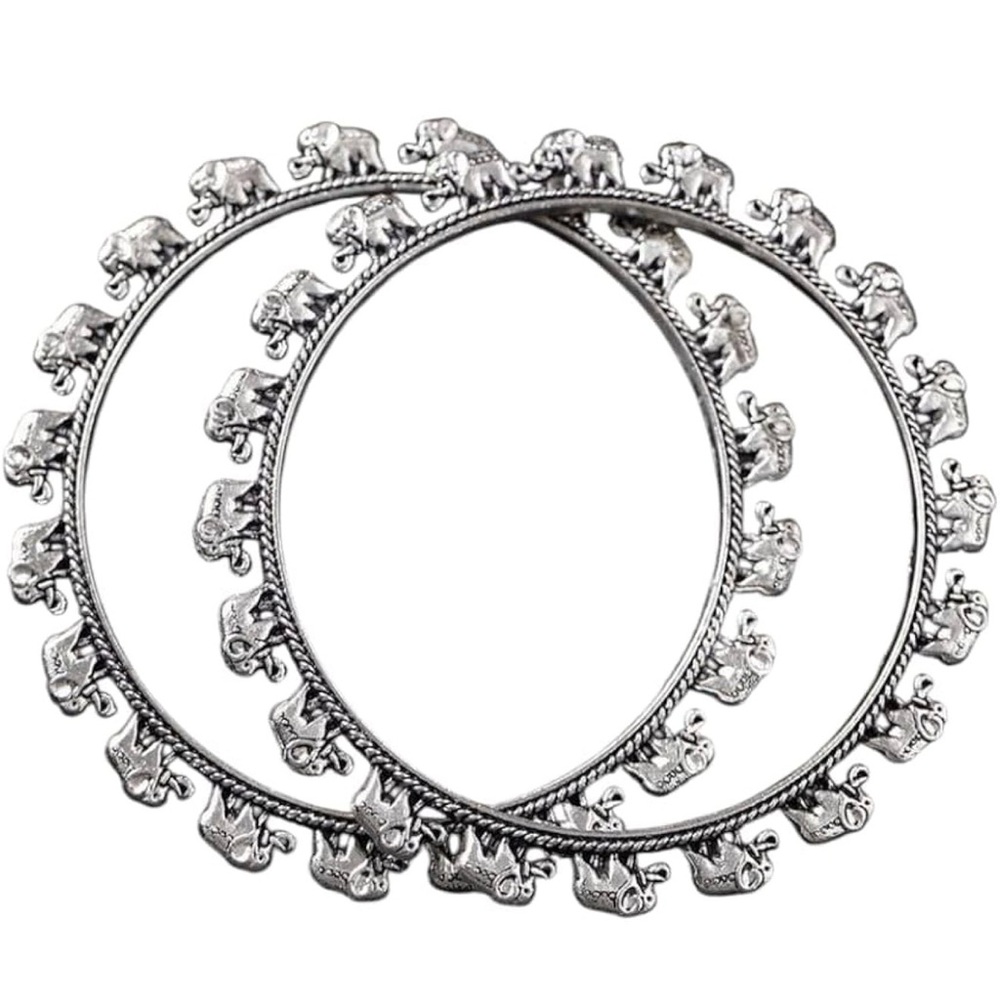Trendy Jewels Silver Elephant Bracelet bangles